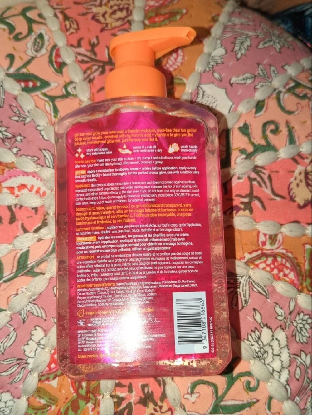 Glow Your Own Way The OG Glow Darkest Clear Self Tan Gel - Pink